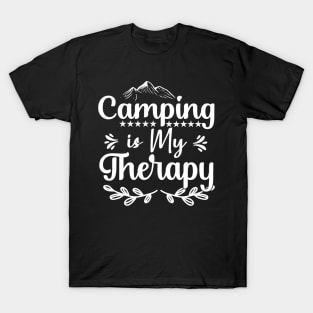 Camping is my therapy camping lover T-Shirt